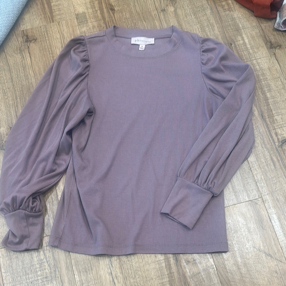 Mauve Long Sleeve Top